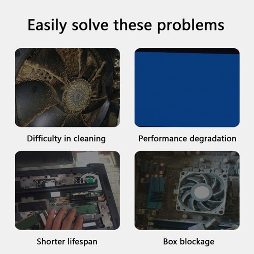 120mm Dust Filter Computer Fan Filter Coolers PVC Black Dustproof Case Cover - Afbeelding 3 van 8
