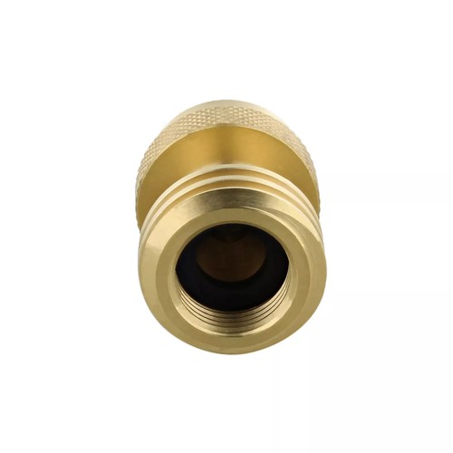 Steak Saver Brass Adapter 1 lb to 20 lb Propane Gas Tank Grill Bottle Converter - Picture 7 of 12