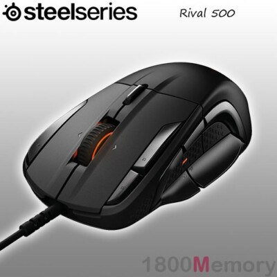 GENUINE SteelSeries Rival Optical Ergonomic Wired Gaming Mouse 