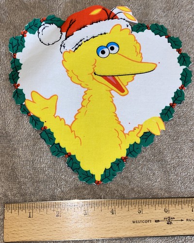 Vintage 3 Sesame Street Big Bird Appliqués - Picture 8 of 9
