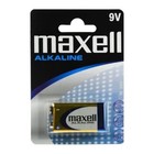 Maxell 9V Alkaline Battery Efficient - 6LR61 PP3 LR22 MN1604 6LF22 E-Block