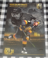 Reilly Smith Signed Vegas Golden Knights Gameday Poster Back signed By Dallas