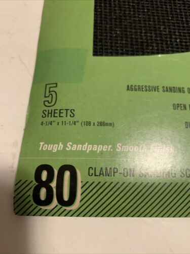 Gator vorgeschnittener Trockenbau Schleifsieb grob 80er Körnung Blatt Schleifpapier 4,25 Zoll - Bild 3 von 4