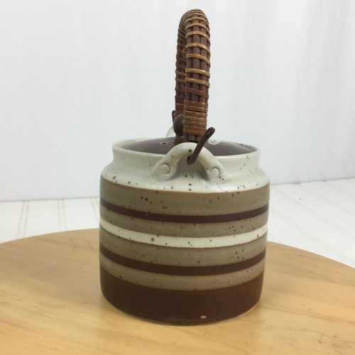 Vintage Otagiri Stoneware Teapot and Mugs Set Brown Japan Handcrafted Handpainte - Imagen 9 de 10