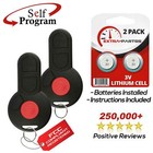 2 Remote Key Fob for 1998 1999 2000 2001 Volkswagen Golf Cabrio Jetta Mk3 Corrad