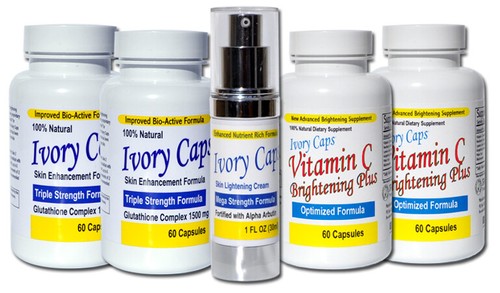 Ivory Caps Skin Whitening Glutathione & Vitamin C Brightening Pills With Cream - Picture 5 of 6