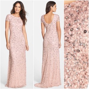 blush short sleeve dress