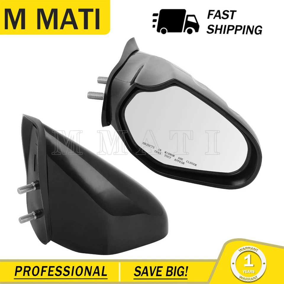Mirror Set Fits Yamaha WaveRunner 2010-2015 VX 1100 Deluxe Sport Cruiser VXR VXS - Image 4 of 4