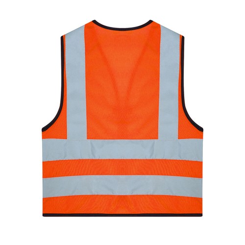 Kids Boys Girls Waistcoat Unisex Top Volunteer High Reflective Safety Vest - Picture 20 of 83