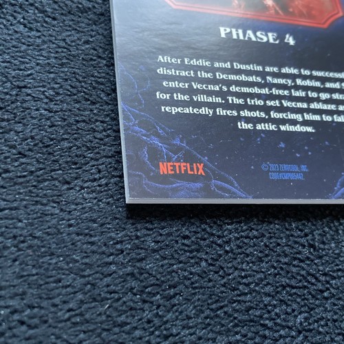 1x Phase 4 Upside Down Einsatz Karte UD-10 - 2023 Topps - Stranger Things Staffel 4 - Bild 11 von 14