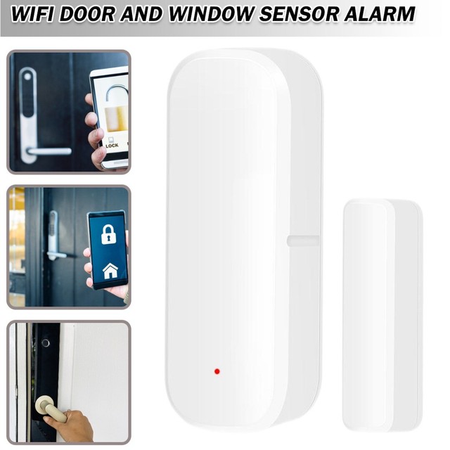 Wireless WiFi Smart Door Sensor Window Magnetic Detector Alarm For Home .b Wireless WiFi Smart Door Sensor Window Magnetic Detector Alarm For Home .b