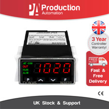 1/32 DIN PID Temperature Controller SSR Pulse + Relay, USB (100-240V) New Model!