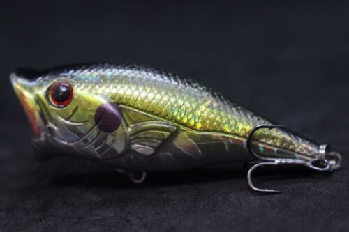 Topwater Pêche Leurre wLure 6.3cm Popper Pour Bass Pêche Rigide Appât T626 - Photo 80/96