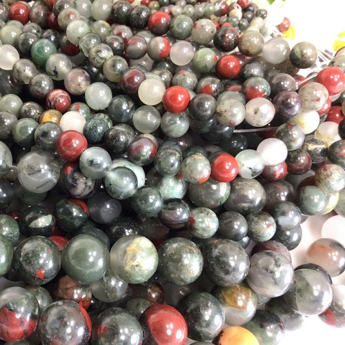 Pietra preziosa naturale perline rotonde sciolte 4 mm 6 mm 8 mm 10 mm 12 mm 15" lotto sfuso all'ingrosso - Foto 11 di 481
