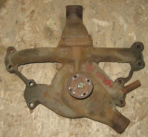 1953 Cadillac 331 Water Pump 1460222 (Non-Dynaflow) & Thermostat Housing Orig - Picture 1 of 4