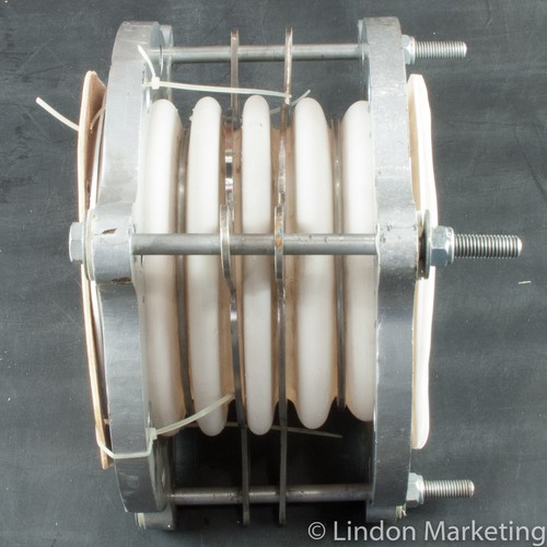 6" Teflon / PTFE 5-Convolute Expansion Joint w/ stainless guards, new old stock - Picture 3 of 4