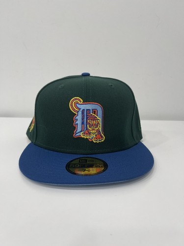 Detriot Tigers New Era MLB Enchanted Forest 59Fifty Fitted Cap Hat Size 7 5/8