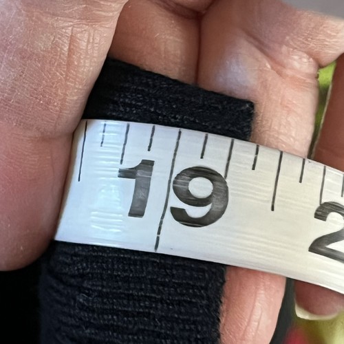 Forever 21 Plus Junior Top Sz 0X Black Long Sleeve Boat Neck Fitted Ribbed - Bild 6 von 9