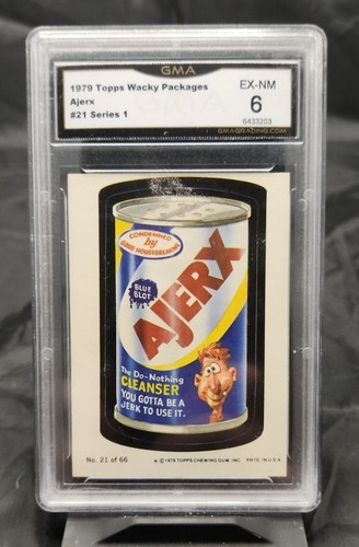 #21 Ajerx Topps Wacky Packages Series 1 GMA 6 EX-NM - Picture 1 of 2