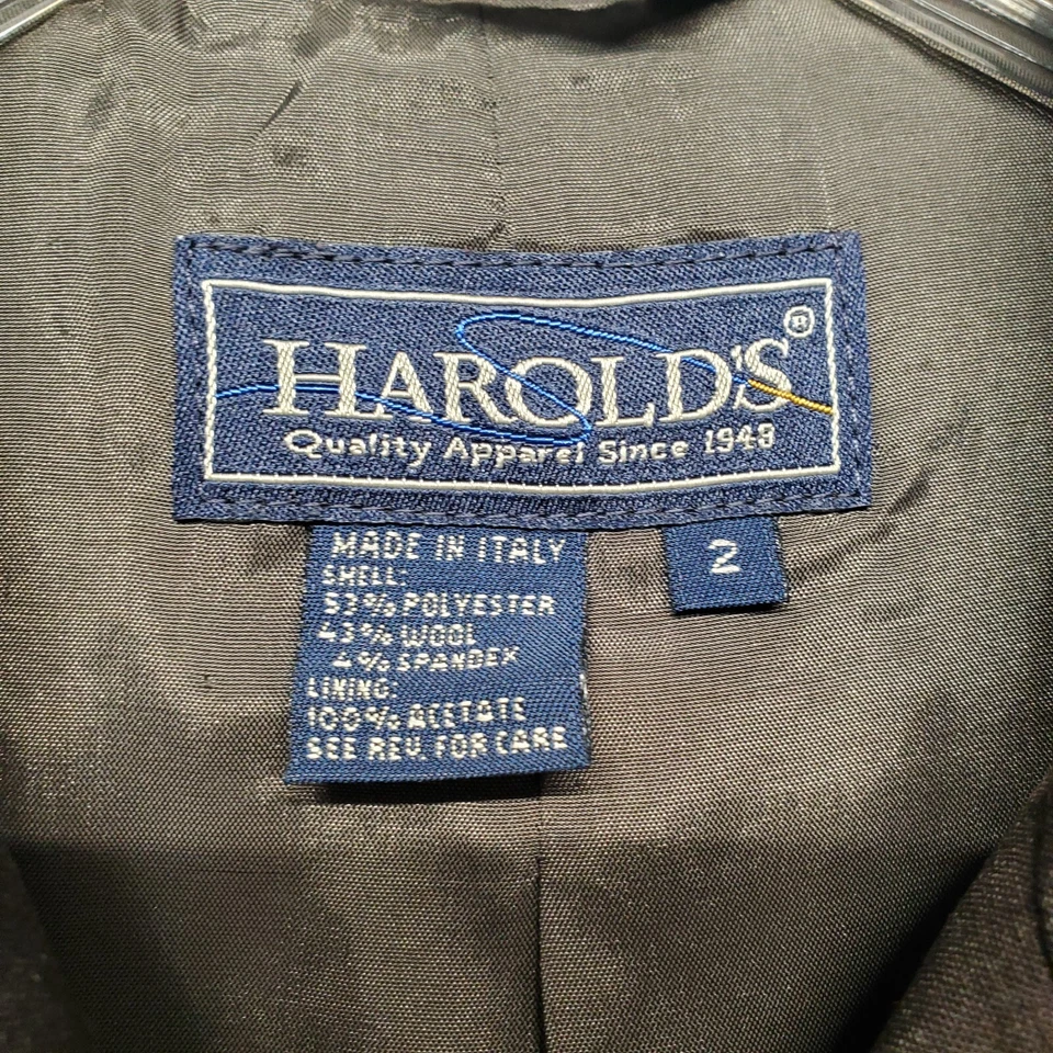 Chaqueta Harolds Mujer 2 Marrón Blazer Mezcla Lana Cremallera Manga Frontal Carrera Informal Foto 3 de 4