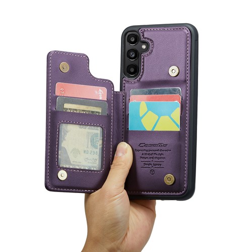 For Samsung Galaxy A15/A25/A55 PU Leather Card Holder Wallet Bag Phone Case - 第 40/41 張圖片