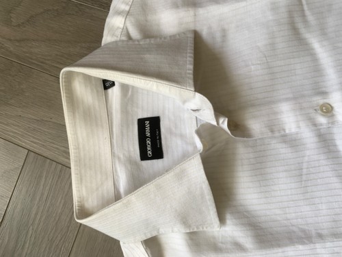 Camicia Giorgio Armani Black Label taglia UK 17 EU43 - ottime condizioni - Foto 9 di 12