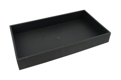 Plastic Textured Jewellery Tray Display With Choice Of Red Compartment Insert - Picture 15 of 27