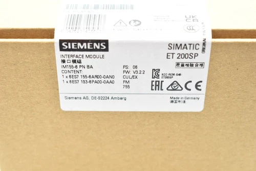 Siemens 6ES7155-6AR00-0AN0 6ES7 155-6AR00-0AN0 ET200SP Interface Modules New - Picture 9 of 19