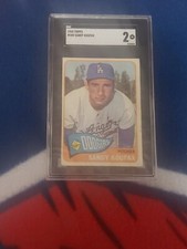 1965 topps sandy koufax.  sgc 2 . original.
