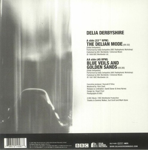 Delia Derbyshire 7" GRÜN VINYL The Delian Mode Blue Veils and Gold Sands Ltd - Bild 4 von 6