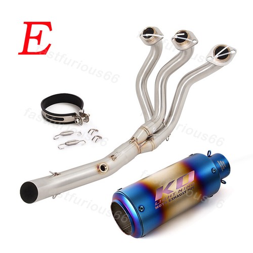 For Yamaha MT-09 FZ09 XSR900 FJ09 Full Exhaust System Header Pipe 51mm Muffler - Bild 9 von 12
