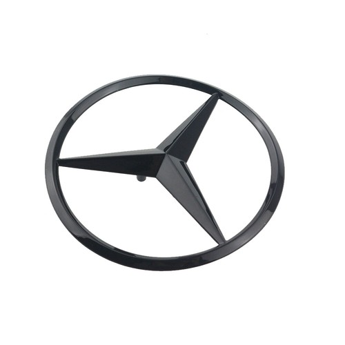 Schwarz Silber Kofferraum Heckklappe Emblem für Mercedes Benz C Klass W204 11-14 - Bild 5 von 12
