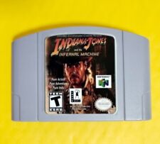 Indiana Jones and the Infernal Machi N64 Video Game Tested Working!