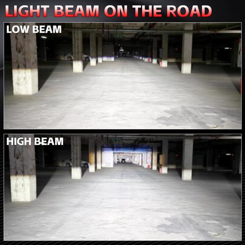 2x 1.5" Bi-LED Projector Mini Lens Hi-Lo Headlights Kit Retrofit Universal 6000K - Picture 11 of 18