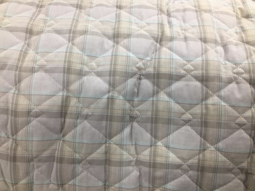 QUILTED FABRIC TARTAN Check VISCOSE Lining Dress Upholstery Coats Material140CM - Picture 8 of 12