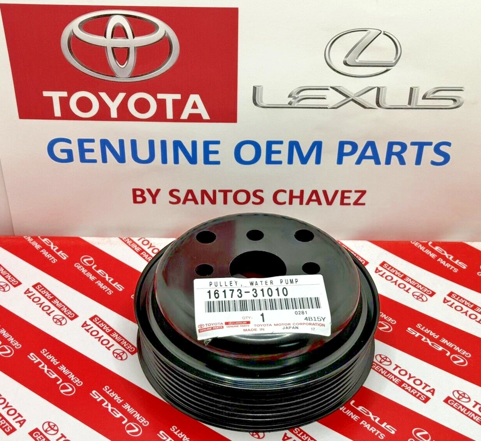 2007-2016 Toyota Sienna  Pulley Water Pump GENUINE OEM PART 16173-31010 - Image 2 of 4