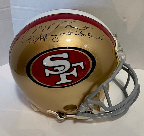 Joe Montana Signed Proline Helmet I Left My Heart In San Francisco Auto Steiner - 第 1/10 張圖片