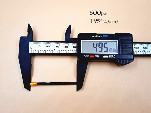 Tarro de vela de boda con punta dorada de cerillas de madera negra 500 piezas coincide con 4,9 cm 1,95" - Imagen 2 de 15