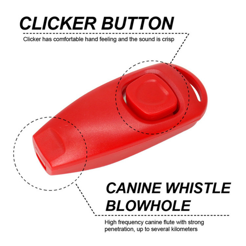 Trainer Pet Whistle Training Dog Clicker Puppy Obedience Click Cat Button Recall - Picture 16 of 24