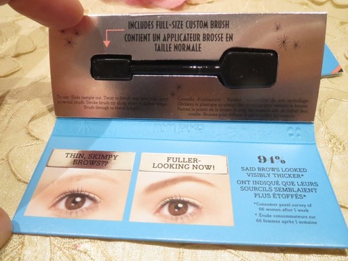2-BENEFIT-GIMME BROW-BROW-VOLUMIZING FIBER GEL-#3-0.007 OZ. EACH/SAMPLE/CARDED - Picture 2 of 3