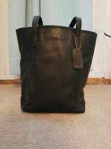 coach leather bucket bag