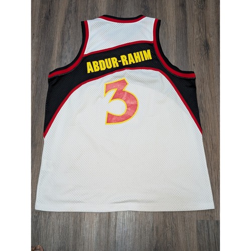 Nike Atlanta Hawks Abdur-Rahim #3 NBA Basketball Jersey White XL (Fading) - Picture 2 of 7