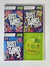 Just Dance Video Game Lot Of 4 Xbox 360 Kinect 3 Kids 2 2014 2017