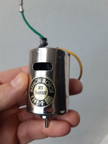 Mabuchi Rs 540 Black bell End Vintage Motor - Picture 2 of 12