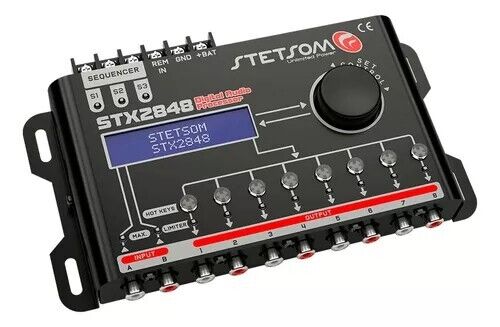 Stetsom STX2848/procesador de audio digital/dsp crossover 2 entradas 8 salidas/stetsom - Imagen 7 de 12