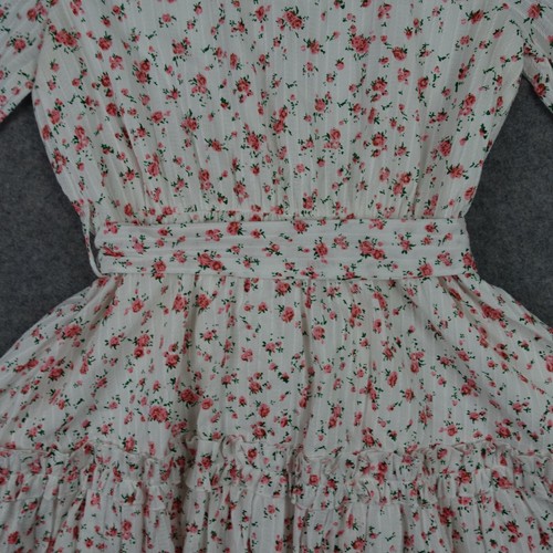 Ivy City Co Kleid Damen klein weiß Rüschen Prairie Preppy Blumen Brunch Boho S - Bild 10 von 15