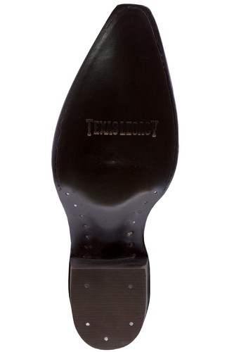 Herren Cognac Eidechse Cowboystiefel Leder Muster Western Spitz zulaufend - Bild 5 von 5