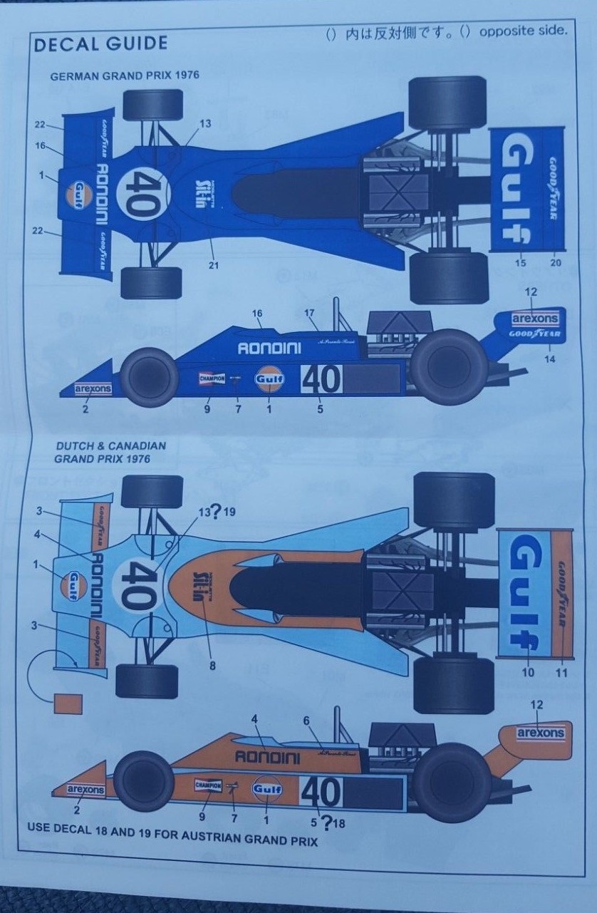 1 20 SCALE STUDIO 27 TYRRELL 007 007 007 F1 KIT 92012e 1 20 SCALE STUDIO 27 TYRRELL 007 007 007 F1 KIT 92012e