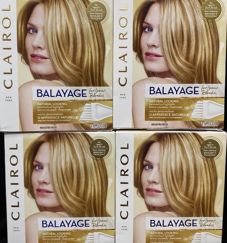 4 x Clairol BALAYAGE Highlights for Light to Dark Blonde Hair - New in Box!! | eBay 4 x Clairol BALAYAGE Highlights for Light to Dark Blonde Hair - New in Box!! | eBay