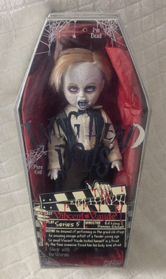 Mezco Living Dead Dolls VINCENT VAUDE Goth Gothic Doll Factory Sealed Series 5